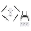 Body Shell Remote Controller Batteries Carbon Fiber Stickers Kit for DJI Mavic 2 Pro Zoom WHITE