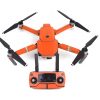 Body Shell and Remote Controller Waterproof PVC and Carbon Fiber Full Set of Stickers for DJI Mavic Pro ORANGE