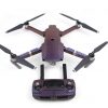 Body Shell and Remote Controller Waterproof PVC and Carbon Fiber Full Set of Stickers for DJI Mavic Pro PURPLE BLUE
