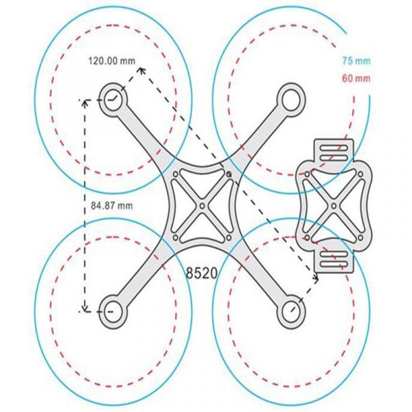 CF 04 120mm Carbon Fiber Frame 2