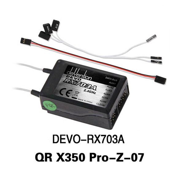 DEVO RX703A Receiver for Walkera QR X350 Pro