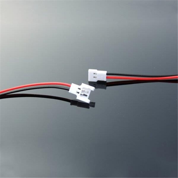 DIY 125mm 2 Pin Micro Male Female Connector Plug Cable for RC LIPO Battery FPV Drone