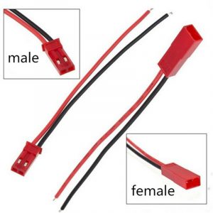 DIY JST Male Female Connector Plug WIth Cables for RC LIPO Battery FPV Drone 2