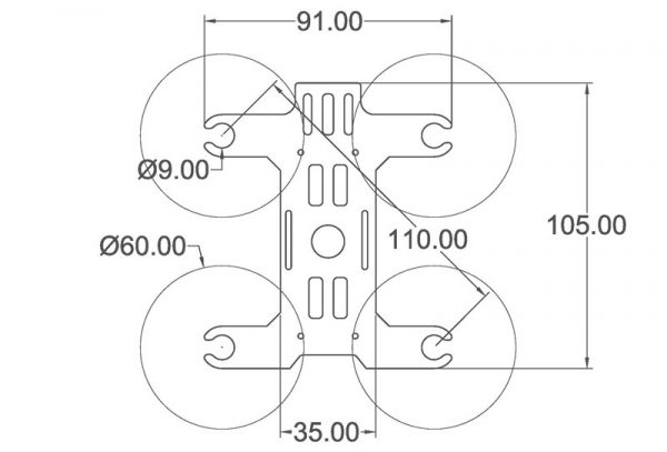 Eachine 110 Carbon Fiber DIY Frame 5