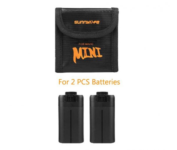 Explosion Proof Protection Bag for DJI Mavic Mini for 2 BATTERIES