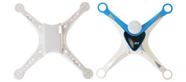 Full Body Shell for Cheerson CX 22 WHITE LIGHT BLUE