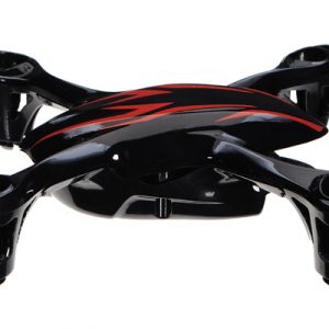 Full Body Shell for Hubsan X4 H107C BLACK RED 3