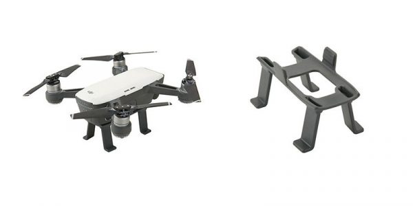 High Quality Extended Landing Skid Tripod for DJI Spark GRAY