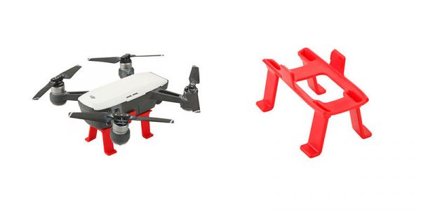 High Quality Extended Landing Skid Tripod for DJI Spark RED