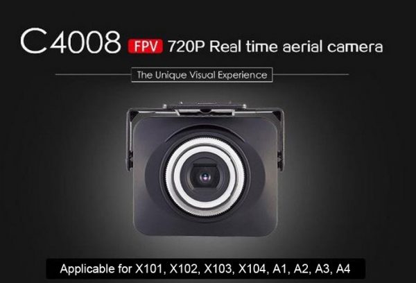 MJX C4008 FPV 720P Camera Set for MJX X101 X102 X103 X600 A1 A2 A3 4