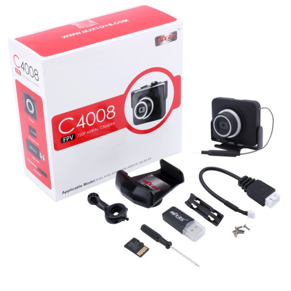 MJX C4008 FPV 720P Camera Set for MJX X101 X102 X103 X600 A1 A2 A3
