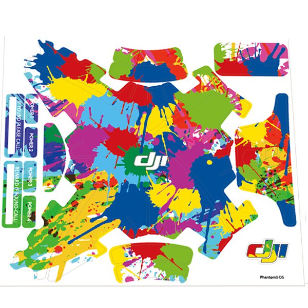 PVC Waterproof Stickers for DJI Phantom 3 4
