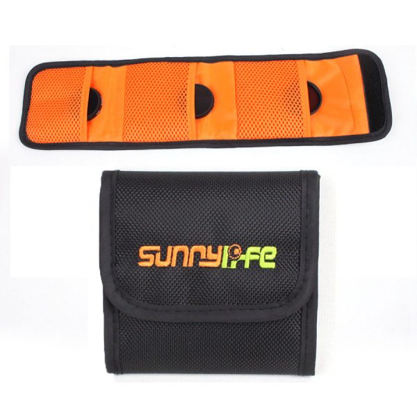 Sunnylife Lens Filter Waterproof Storage Bag for DJI Phantom 3 4 Inspire Mavic OSMO X3 X5 FOR 3 FILTERS