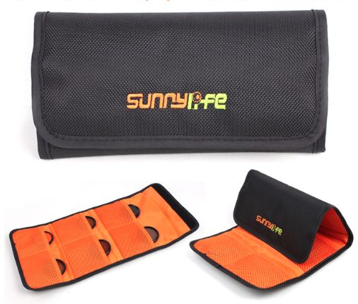Sunnylife Lens Filter Waterproof Storage Bag for DJI Phantom 3 4 Inspire Mavic OSMO X3 X5 FOR 6 FILTERS