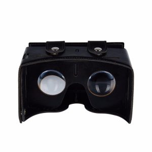 TOCHIC 3D Leather Virtual Reality Glasses for 4 55 Inch Smartphones BLACK 3