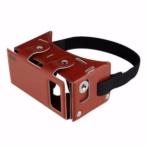 TOCHIC 3D Leather Virtual Reality Glasses for 4 55 Inch Smartphones RED