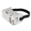 TOCHIC 3D Leather Virtual Reality Glasses for 4 55 Inch Smartphones WHITE