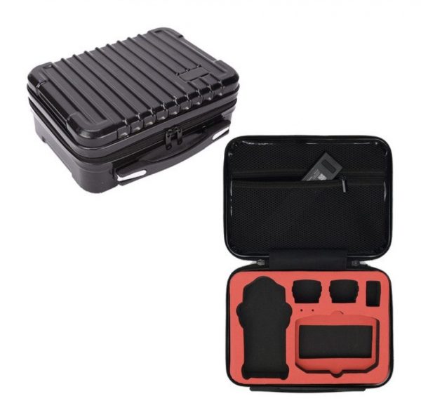 Waterproof ABS Storage and Carrying Bag for DJI Mavic Air 2 BLACK RED
