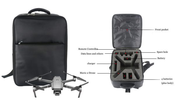 Waterproof Nylon Carrying Backpack for DJI Mavic 2 Pro Zoom