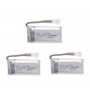 3pcs 3.7V 450mAh Battery for Hubsan H107 JJRC H31 H6C Eachine E33 E33C Wltoys U816A V252 KY101
