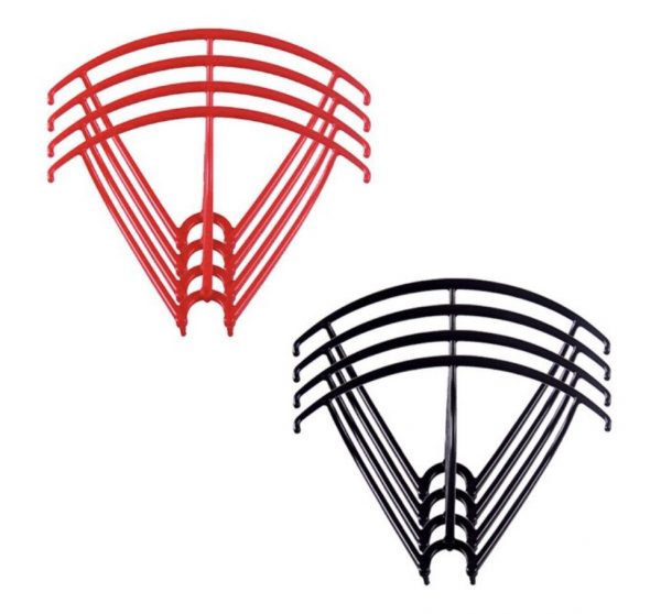 8pcs 2 Sets Propeller Protection Guard for Syma X5 X5C X5C 1 X5SC X5SW RED BLACK