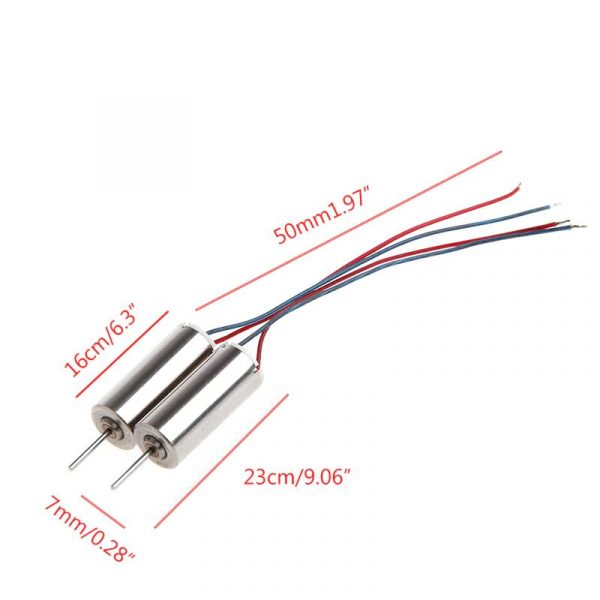 2pcs DIY 716 Hollow Cup Coreless Motor