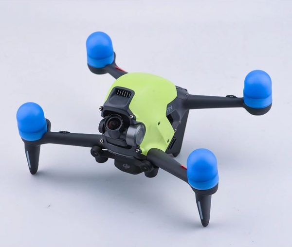 4pcs Silicone Motor Protection Cover for DJI FPV BLUE