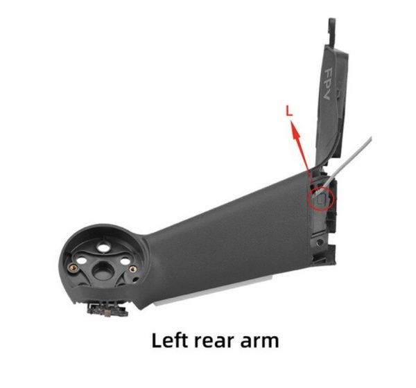 Back Left Motor Arm for DJI FPV Combo