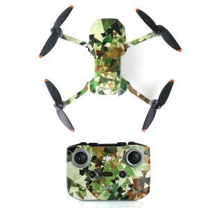 Protective Waterproof PVC Stickers for Mavic Mini 2 CAMOUFLAGE 3D