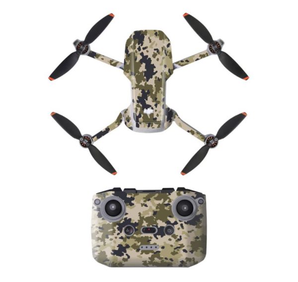 Protective Waterproof PVC Stickers for Mavic Mini 2 DESERT CAMOUFLAGE