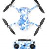 Protective Waterproof PVC Stickers for Mavic Mini BLUE CAMOUFLAGE