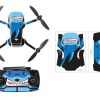 Protective Waterproof PVC Stickers for Mavic Mini BLUE SHARK