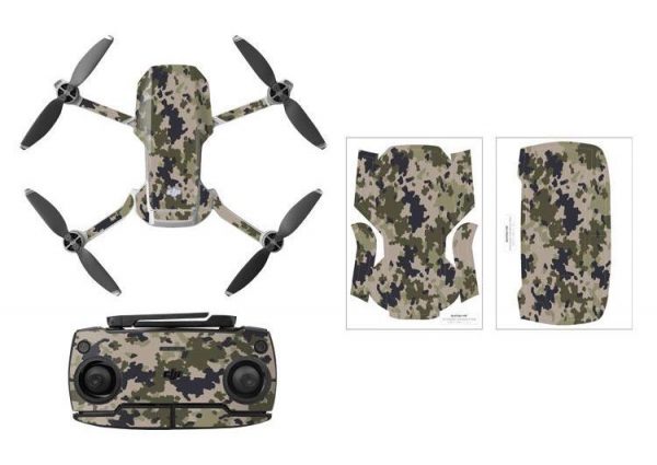 Protective Waterproof PVC Stickers for Mavic Mini DESERT CAMOUFLAGE