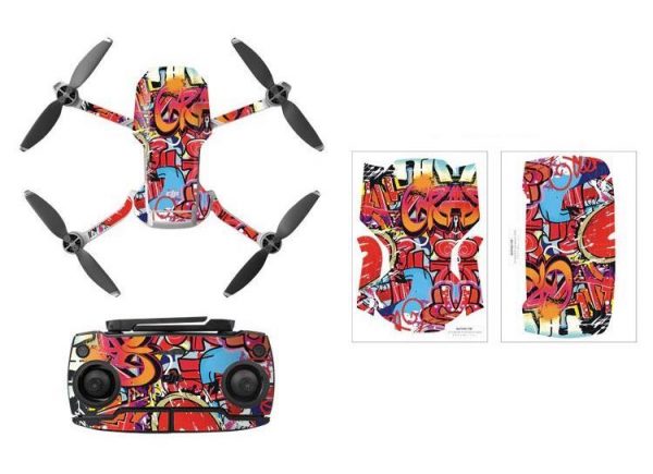 Protective Waterproof PVC Stickers for Mavic Mini GRAFFITI