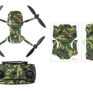 Protective Waterproof PVC Stickers for Mavic Mini GREEN CAMOUFLAGE