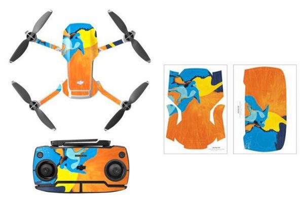 Protective Waterproof PVC Stickers for Mavic Mini PAINTING ART 2