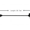 Remote Controller Nylon Data Cable for DJI Mavic Pro Platinum Air Mini 2 Pro Zoom ANDROID REVERSE MICRO USB 20.7CM
