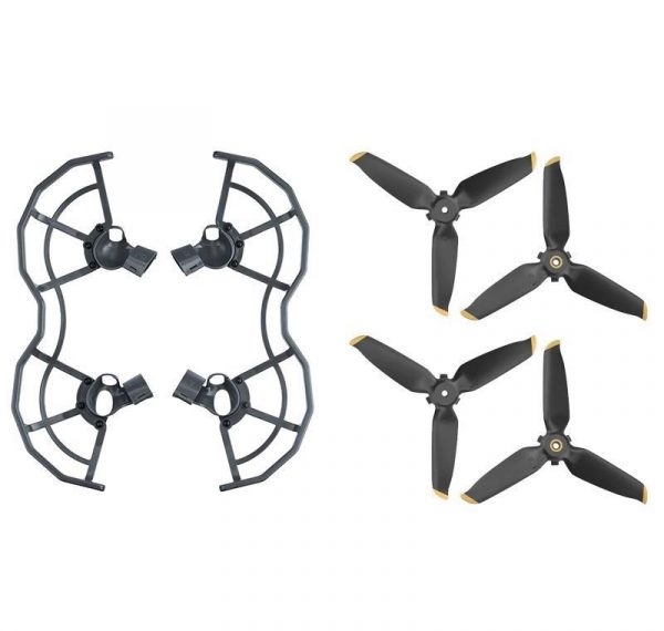 4pcs Black Gold 5328S Propeller 4pcs Quick Release Propeller Protection Guard Set for DJI FPV Combo