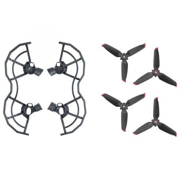 4pcs Black Red 5328S Propeller 4pcs Quick Release Propeller Protection Guard Set for DJI FPV Combo