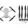 4pcs Quick Release Foldable Propeller for DJI Mavic Mini 1 Mini 2 BLACK