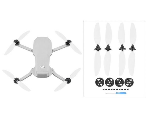 4pcs Quick Release Foldable Propeller for DJI Mavic Mini 1 Mini 2 WHITE