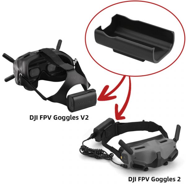 Battery Head Bracket Holder Mount DJI FPV Combo Goggles V2 Googles 2