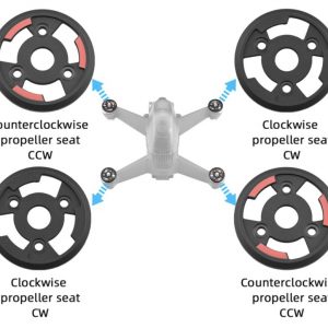 CW Clockwise CCW Counter Clockwise Propeller Mounting Plate Base Full Set for DJI FPV Combo IMG2