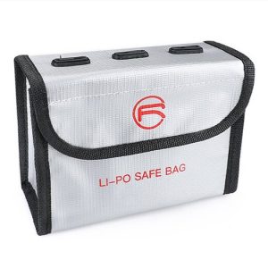 Explosion Proof Heat Resistant Battery Protection Safe Bag for DJI FPV Combo SIZE L for 3 Batteries IMG1