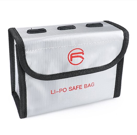 Explosion Proof Heat Resistant Battery Protection Safe Bag for DJI FPV Combo SIZE L for 3 Batteries IMG1
