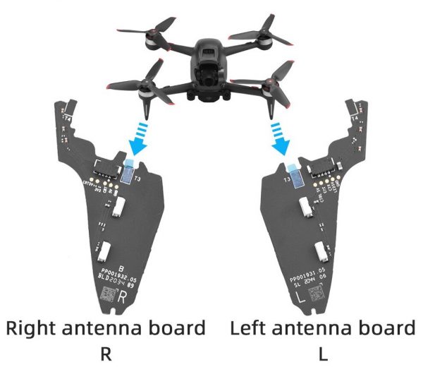 Left Right Front Leg Antenna Board for DJI FPV Combo IMG2