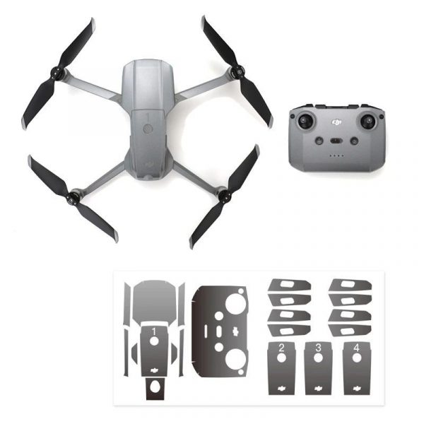 Protective Waterproof PVC Stickers for Mavic Air 2 SILVER IMG1