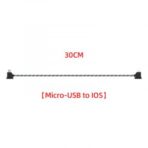 12CM or 30CM Nylon Data Cable for DJI Mavic Mini Mavic 2 Mavic Pro Air Spark 30cm ios