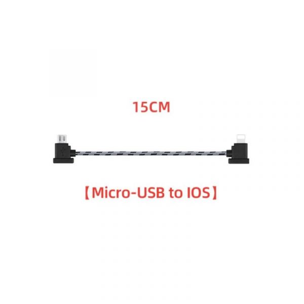 15CM 30CM Nylon Data Cable DJI Mavic Mini 1 SE Mavic 2 Mavic Pro Air Spark Drones 4