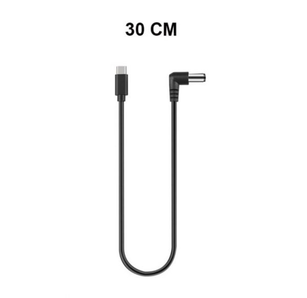 30cm USB Type C to DC Power Charging Cable for DJI FPV Goggles V2 IMG1